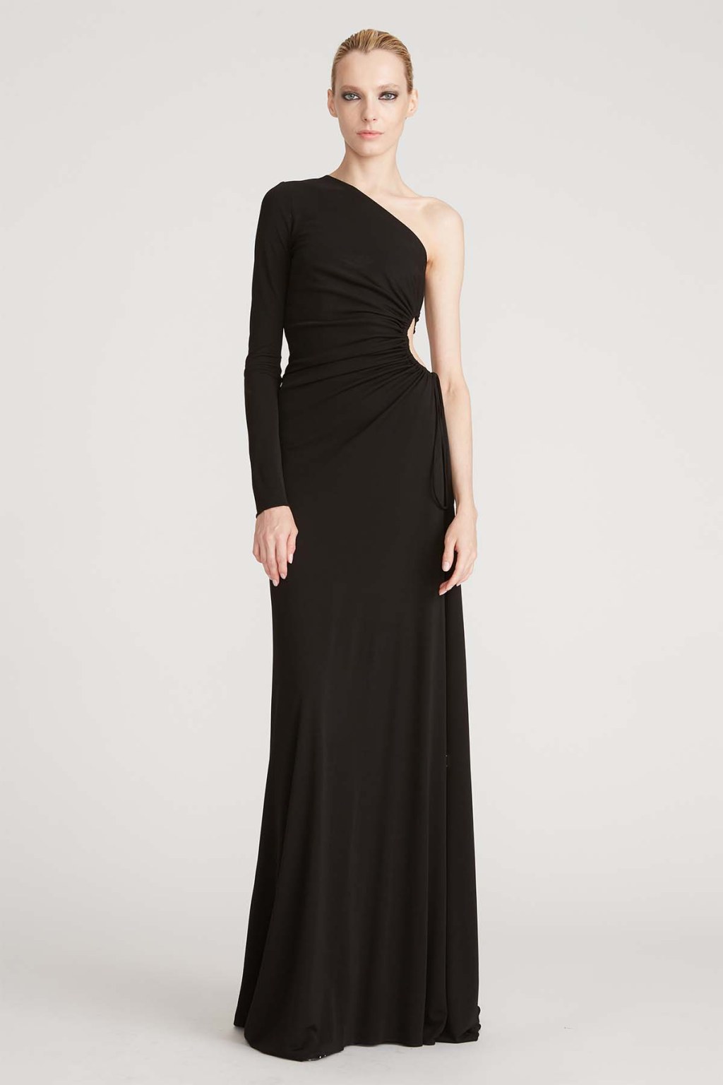 Picture of: Bay Matte Jersey Gown Black