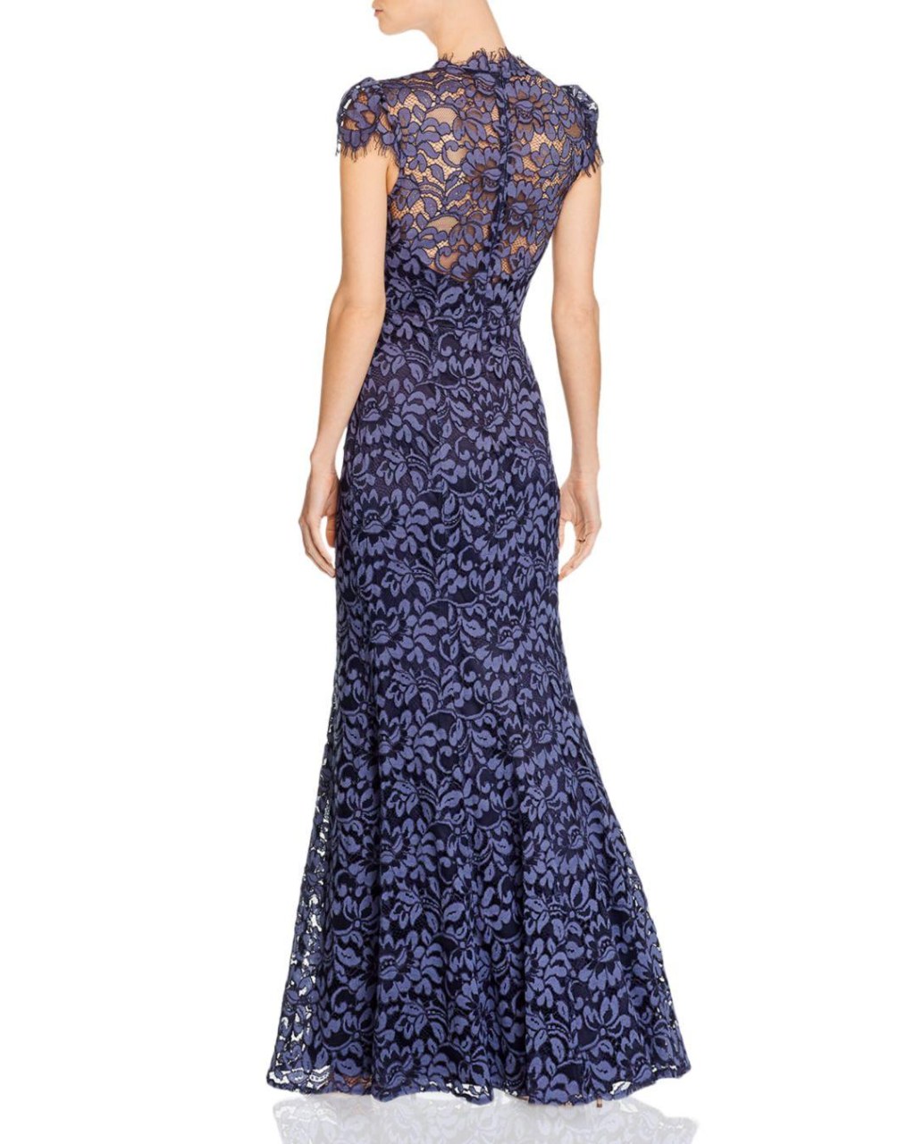 Picture of: Eliza J Scalloped – Edge Lace Gown in Blue  Lyst