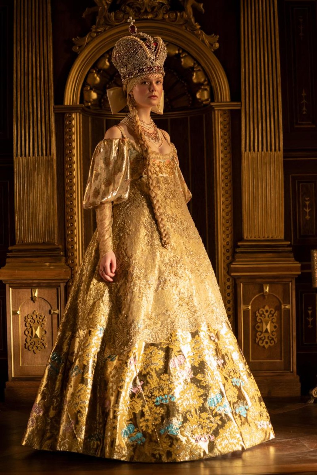 Picture of: Elle Fanning’s Imperial Maternity Gowns in ‘The Great’ Reference