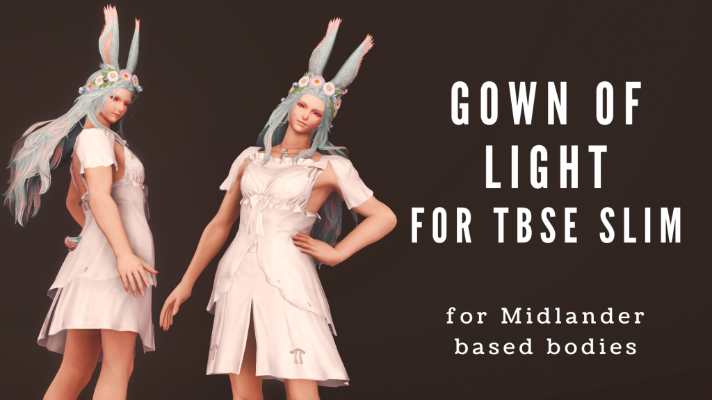 Picture of: Gown of Light (TBSE-Slim) – The Glamour Dresser : Final Fantasy