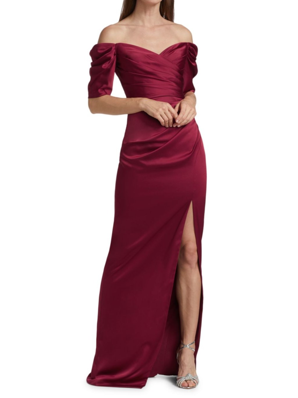 Picture of: Shop THEIA Sienna Off-The-Shoulder Gown  Saks Fifth Avenue