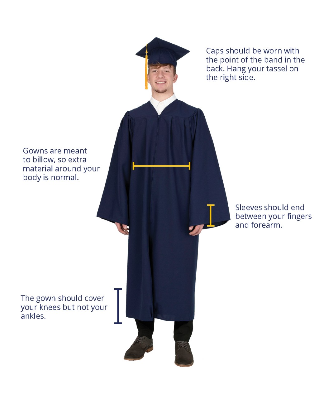 Picture of: What Size Cap and Gown Should I Get? – Homeschool Diploma