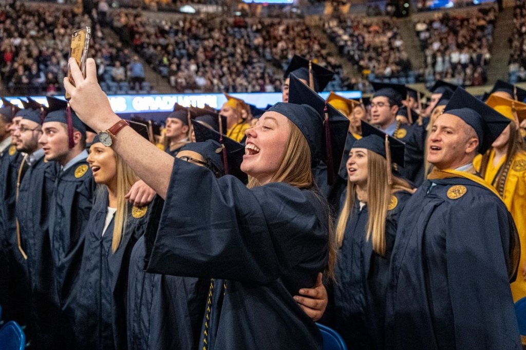 Picture of: WVU graduates encouraged to follow their intuition, passions to